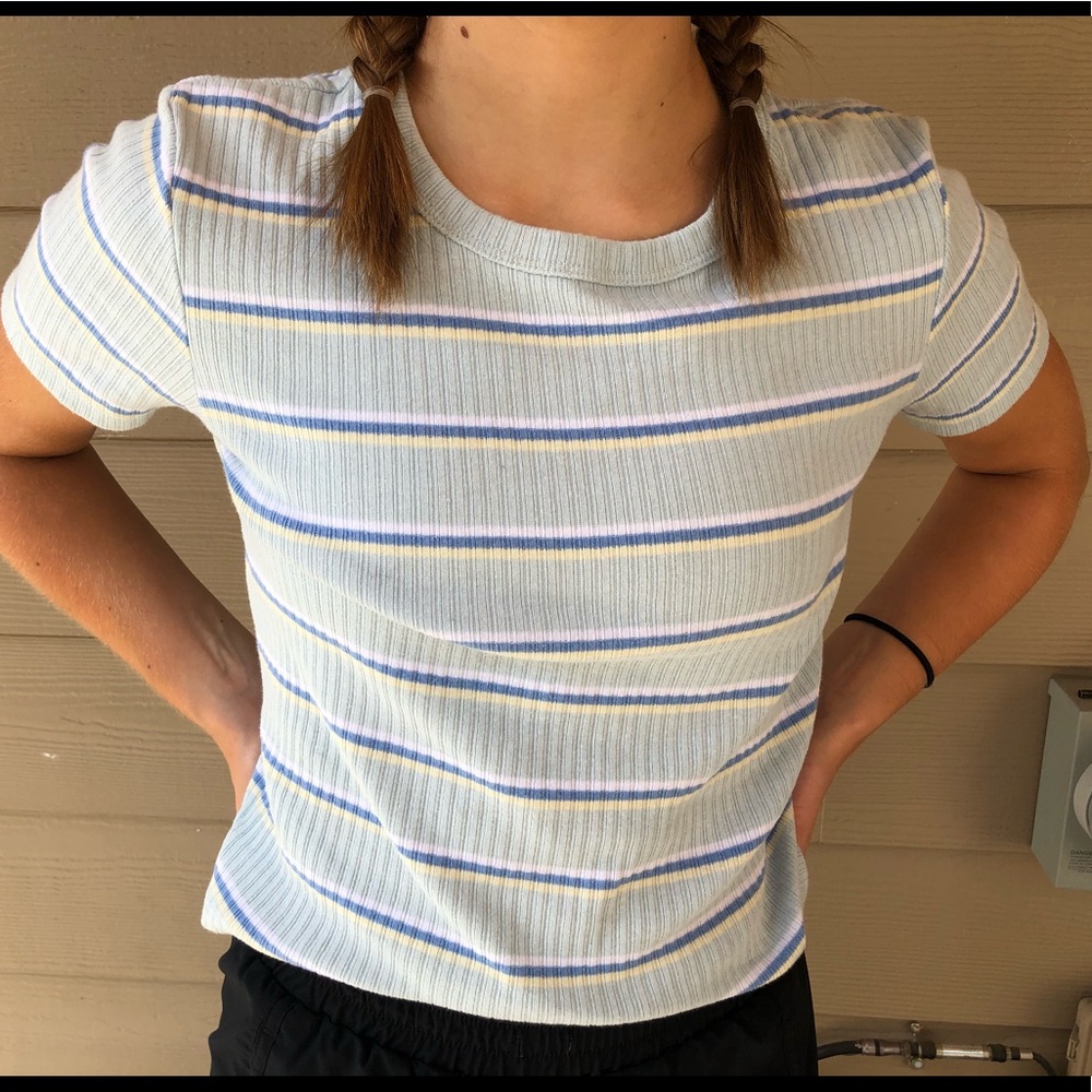 Striped baby tee